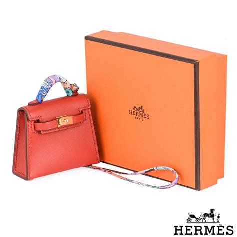 hermes bag charm ebay|Hermes twilly on bag.